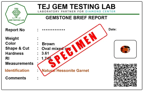 Hessonite Garnet