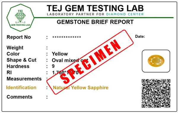 Yellow Sapphire